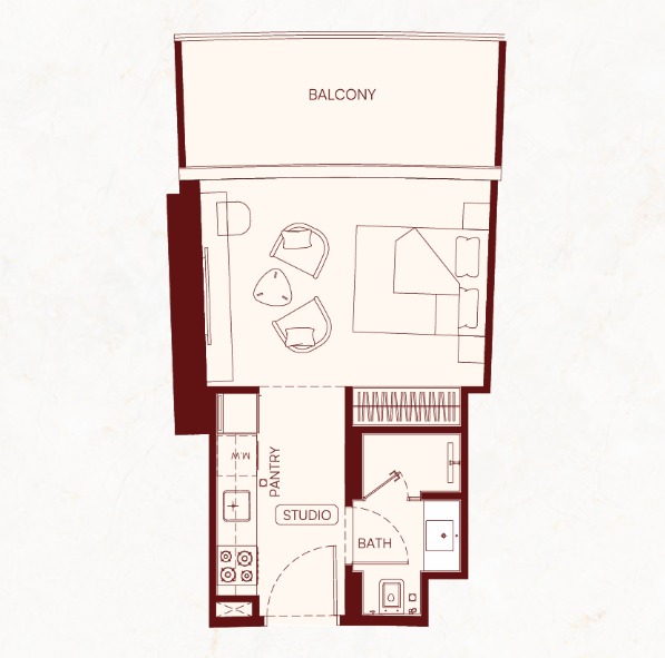 Studio floor plan