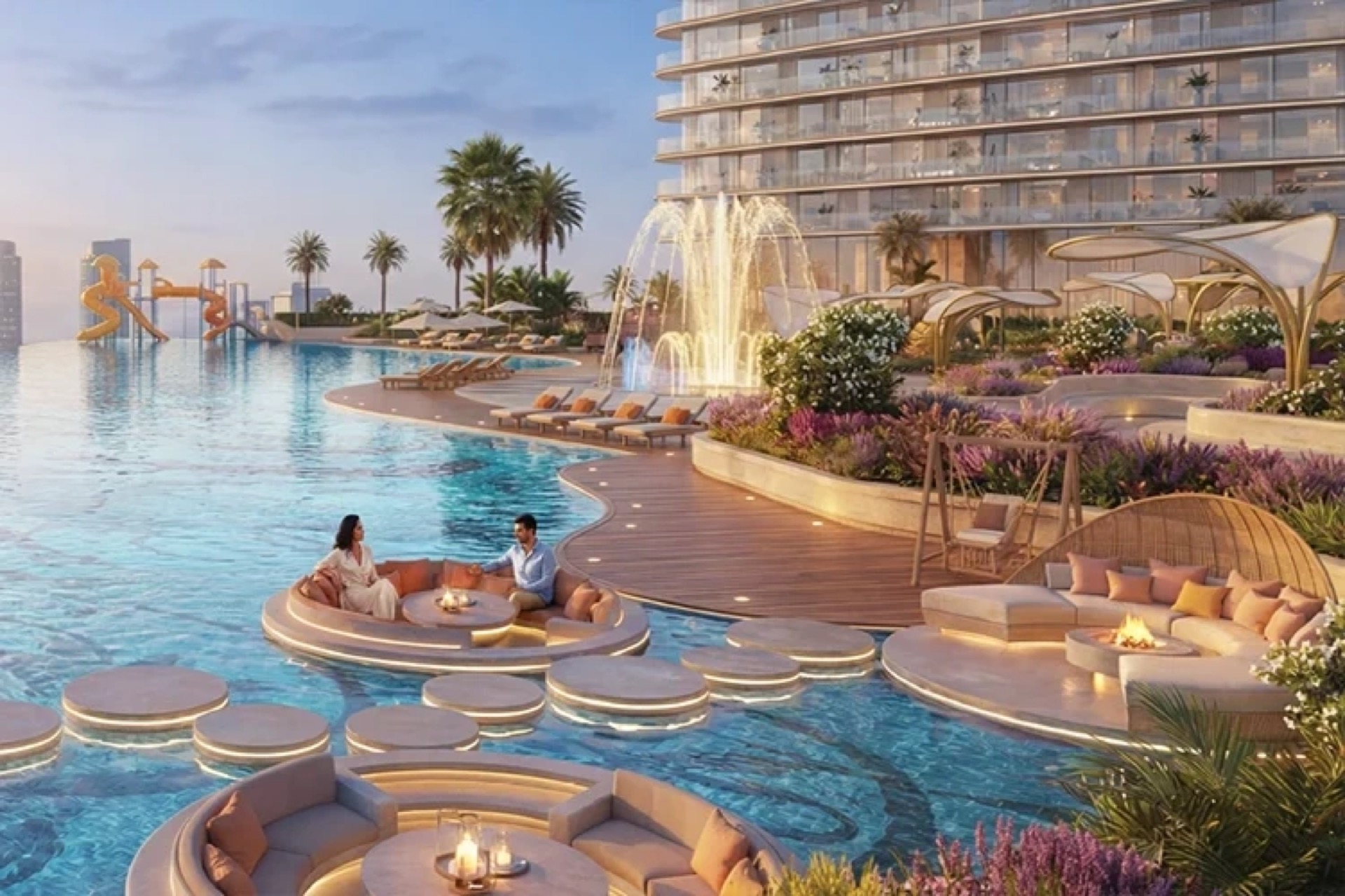 Greenz infinity pool lounge