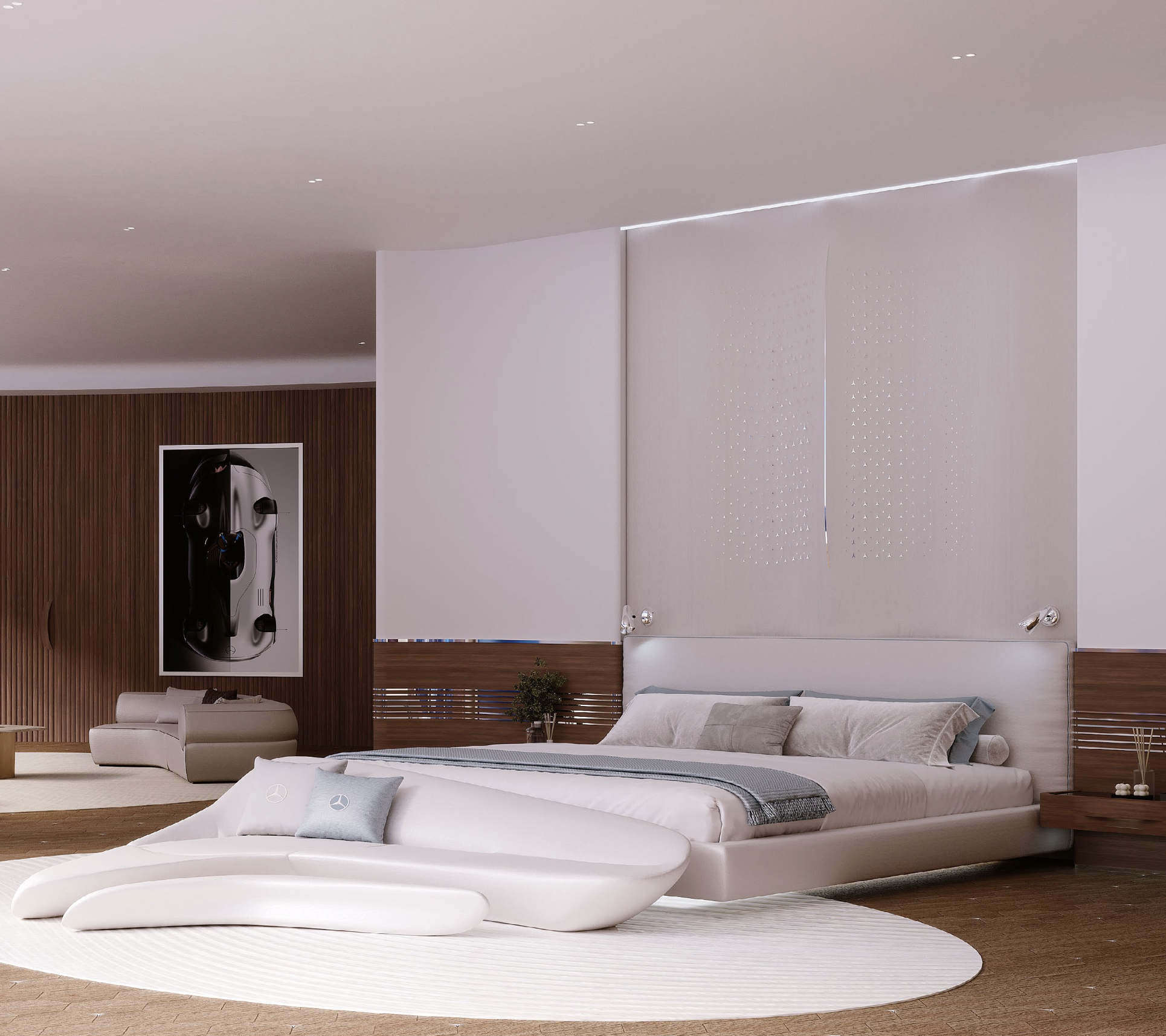 Mercedes-Benz Places — Master bedroom
