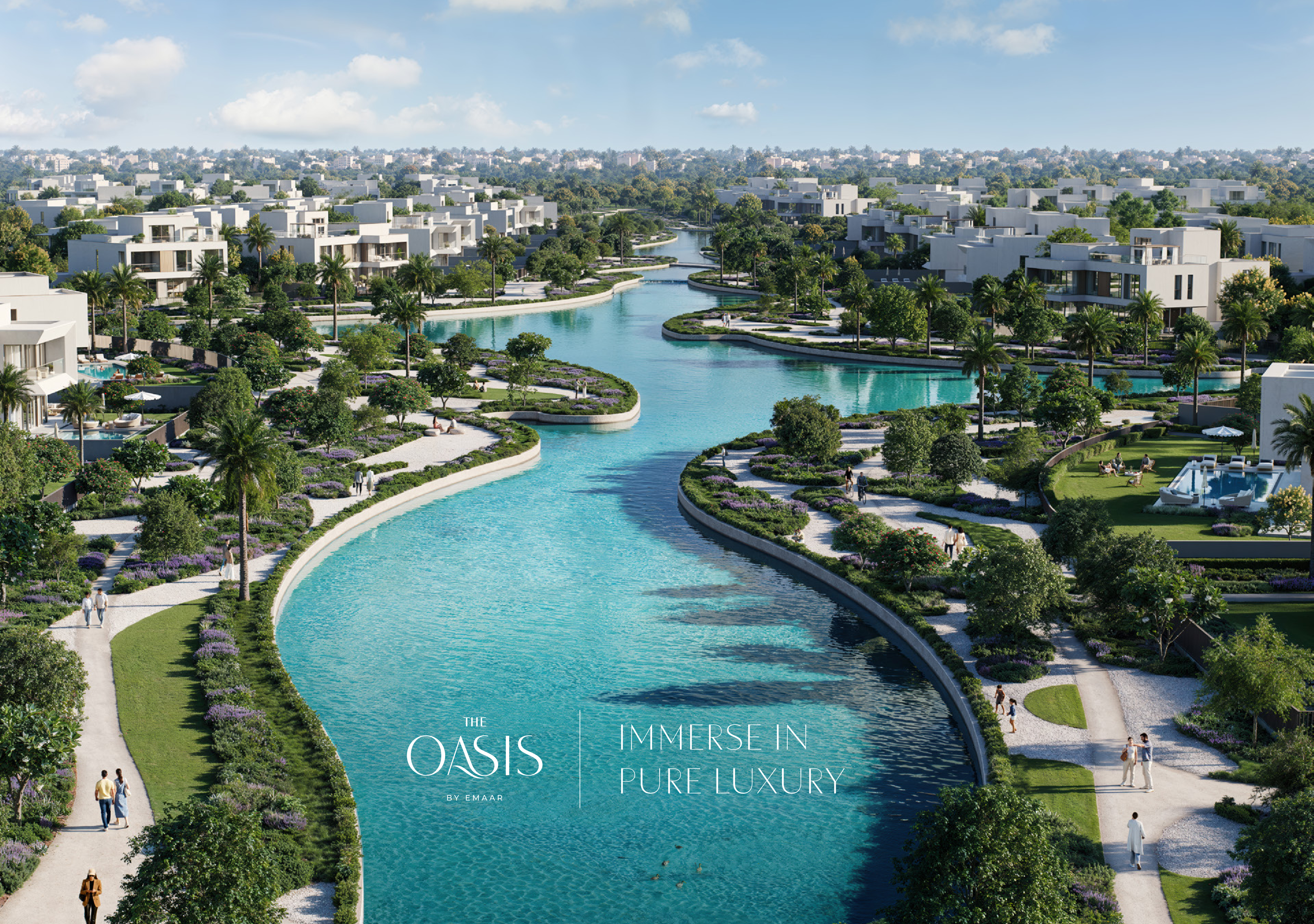 Palace Villas Ostra at The Oasis by Emaar — waterfront luxury villas Dubai